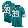 Men's Miami Dolphins Larry Csonka Aqua Retired Player Jersey