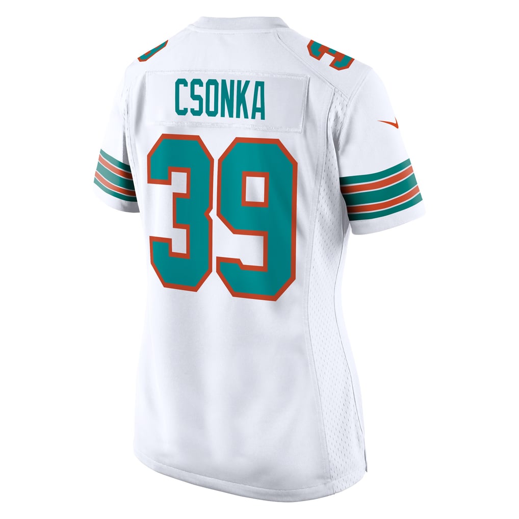 Men's Miami Dolphins Larry Csonka White Retired Player Jersey