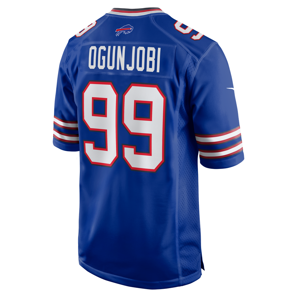 Men's Buffalo Bills Larry Ogunjobi Royal Team Game Jersey