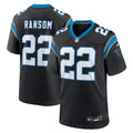 Men's Carolina Panthers Lathan Ransom Black Team Game Jersey