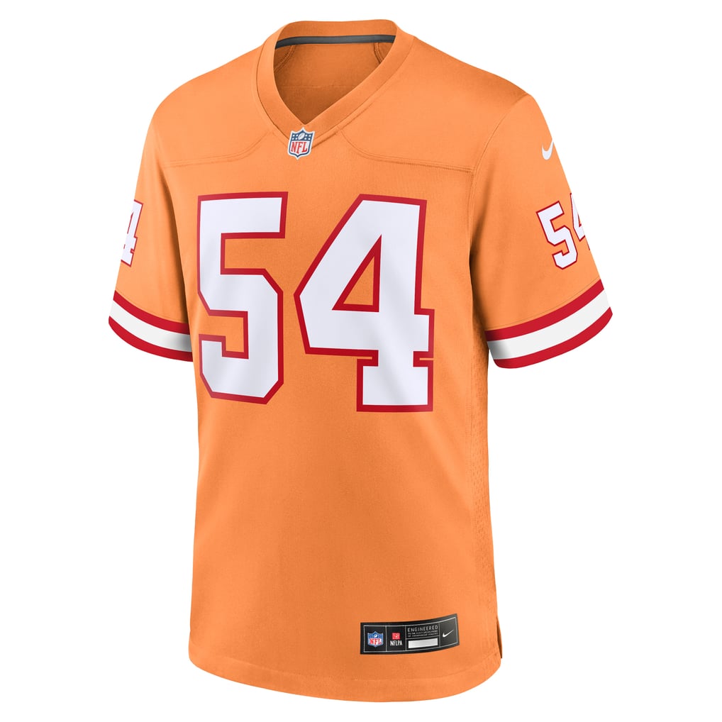 Men's Tampa Bay Buccaneers Lavonte David Orange Throwback Game Jersey