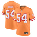 Men's Tampa Bay Buccaneers Lavonte David Orange Throwback Game Jersey