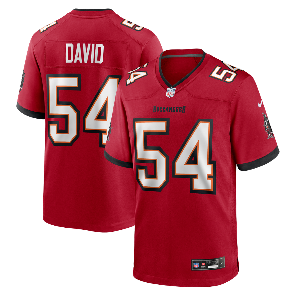 Men's Tampa Bay Buccaneers Lavonte David Red Game Jersey