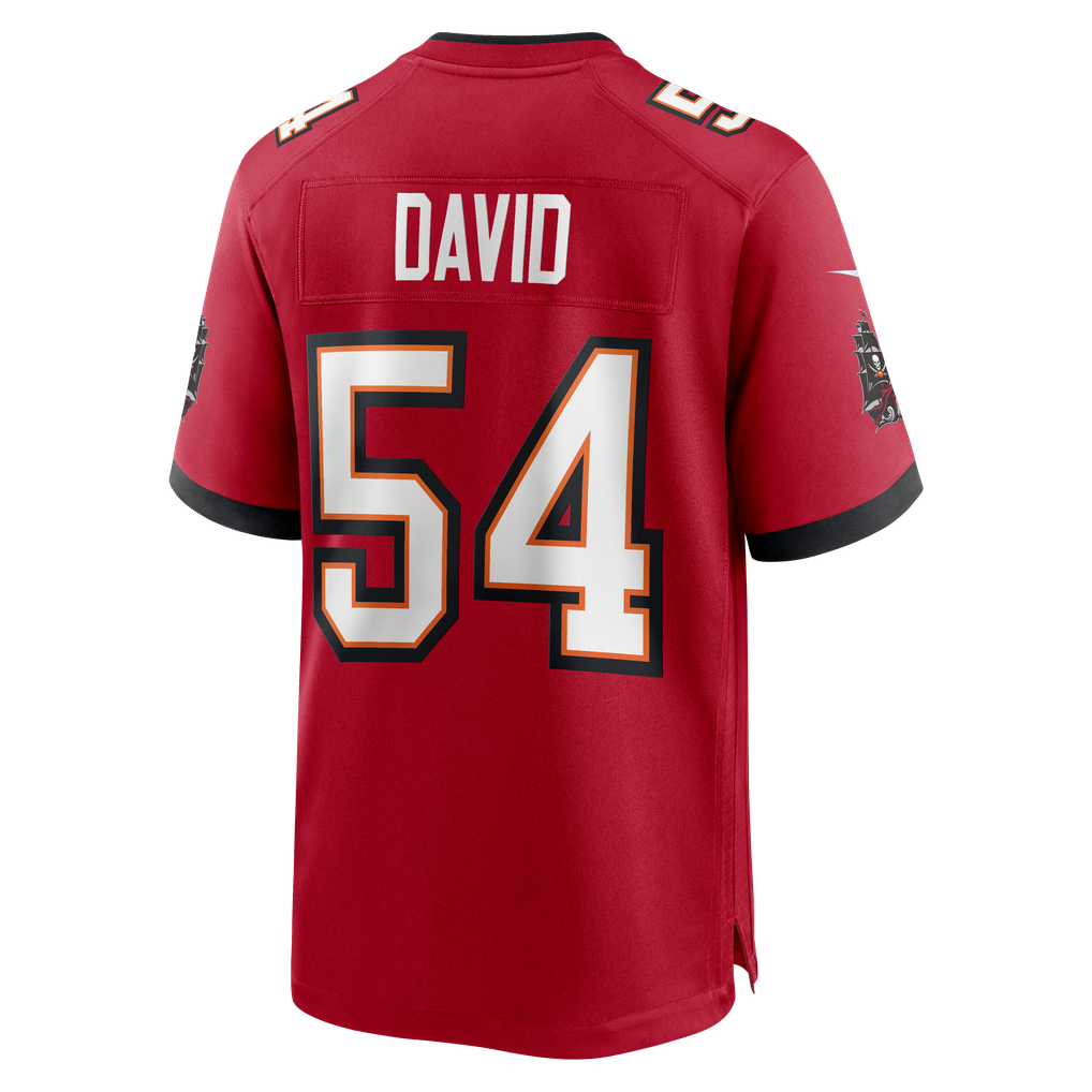 Men's Tampa Bay Buccaneers Lavonte David Red Game Jersey