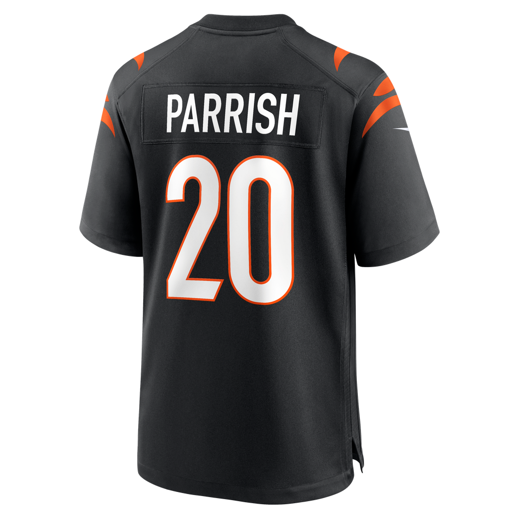 Men's Cincinnati Bengals Lemar Parrish Black Team Retired Game Jersey