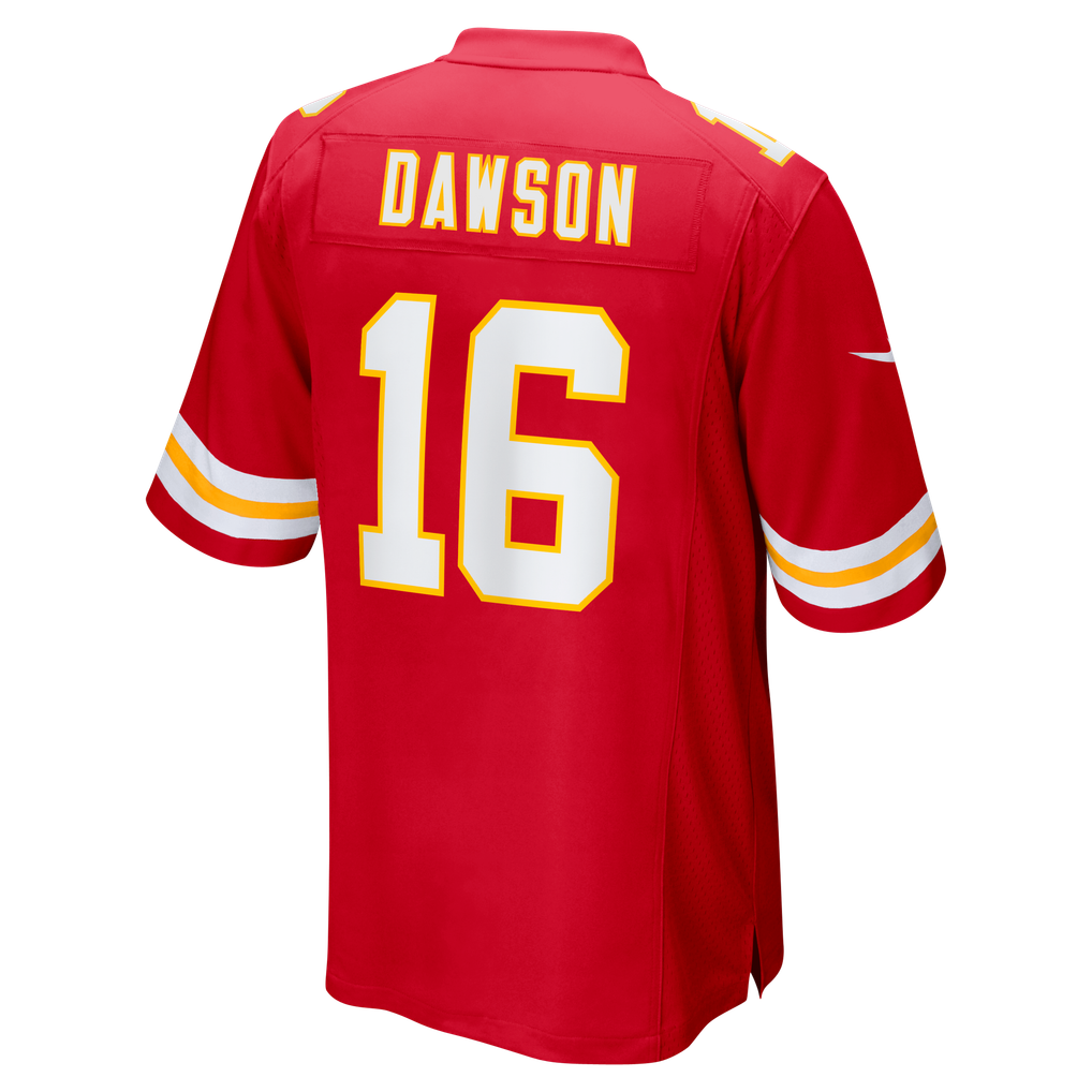 Men's Kansas City Chiefs Len Dawson Red Game Retired Player Jersey
