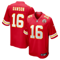 Men's Kansas City Chiefs Len Dawson Red Game Retired Player Jersey