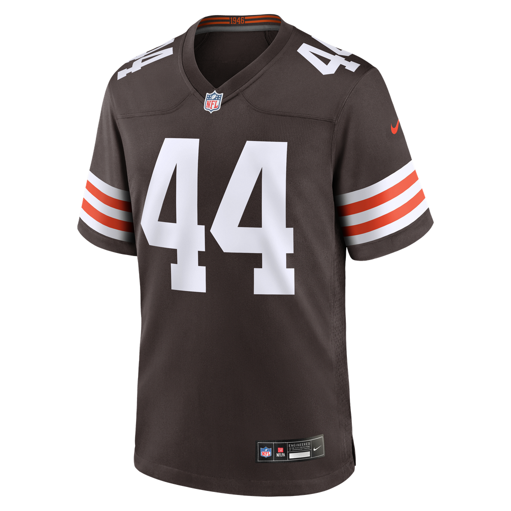 Men's Cleveland Browns Leroy Kelly Brown Game Retired Player Jersey