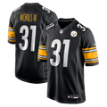 Men's Pittsburgh Steelers Lew Nichols III Black Team Game Jersey