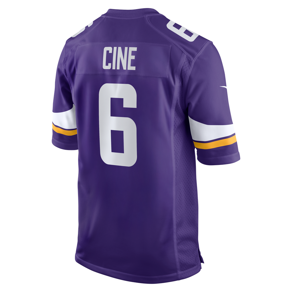 Men's Minnesota Vikings Lewis Cine Purple Game Player Jersey