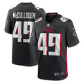 Men's Atlanta Falcons Liam McCullough Black Team Game Jersey