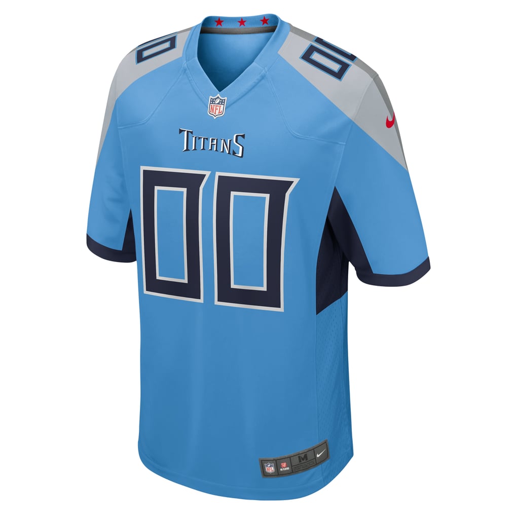 Men's Tennessee Titans Light Blue Alternate Custom Game Jersey