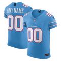 Men's Tennessee Titans Light Blue Vapor F.U.S.E. Elite Custom Jersey