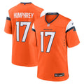 Men's Denver Broncos Lil'Jordan Humphrey Orange Team Game Jersey