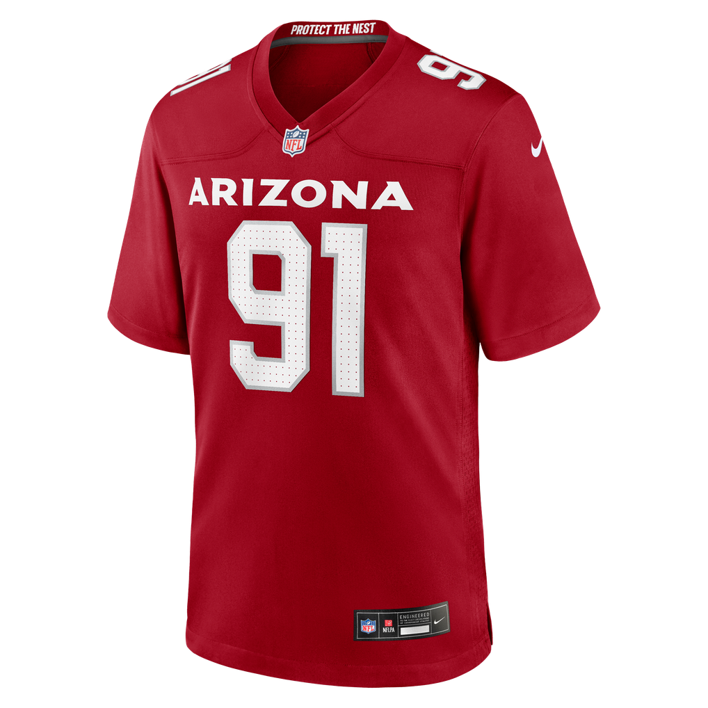Men's Arizona Cardinals L.J. Collier Cardinal Team Game Jersey