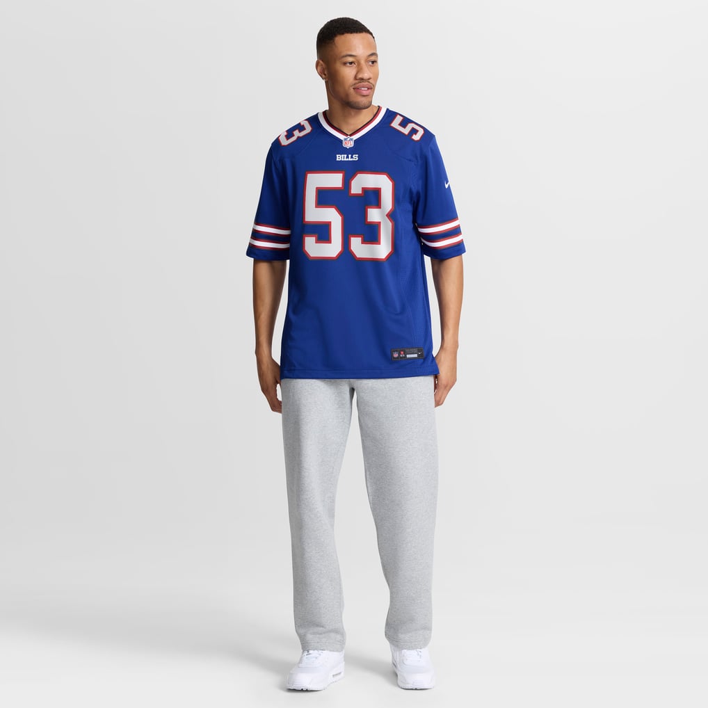 Men's Buffalo Bills Lloyd Cushenberry III Royal Team Game Jersey