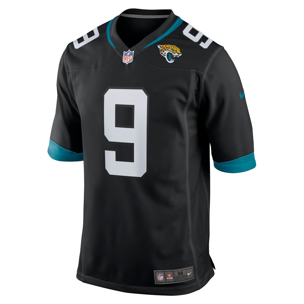 Men's Jacksonville Jaguars Logan Cooke Black Game Jersey