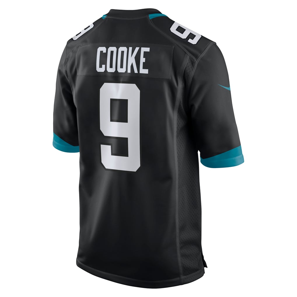 Men's Jacksonville Jaguars Logan Cooke Black Game Jersey
