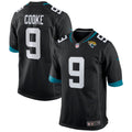 Men's Jacksonville Jaguars Logan Cooke Black Game Jersey