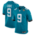 Men's Jacksonville Jaguars Logan Cooke Teal Game Jersey