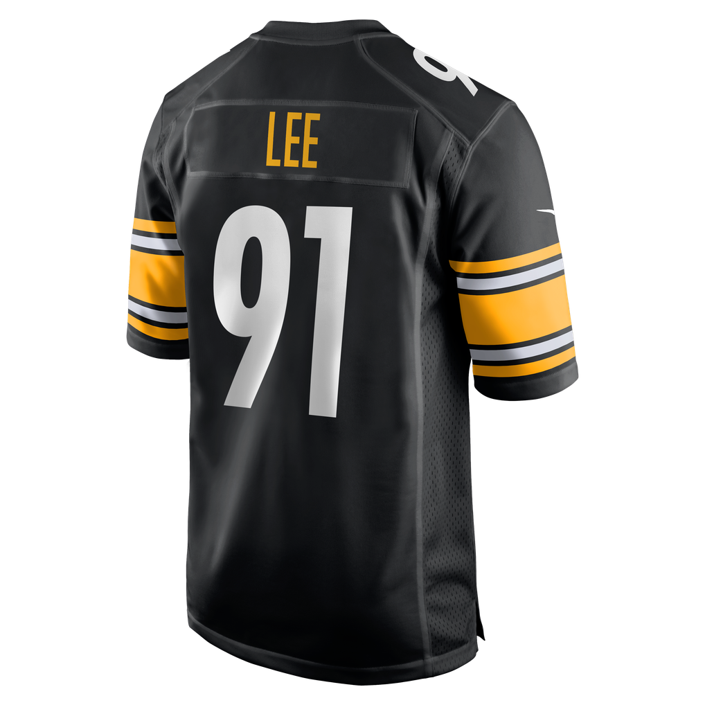 Men's Pittsburgh Steelers Logan Lee Black Game Jersey