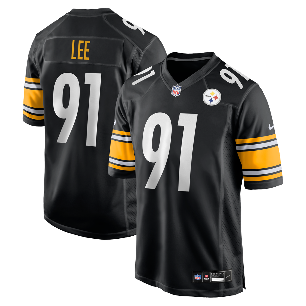 Men's Pittsburgh Steelers Logan Lee Black Game Jersey