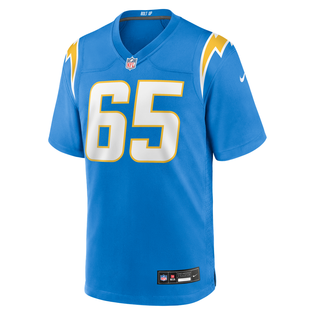 Men's Los Angeles Chargers Logan Taylor Powder Blue Team Game Jersey