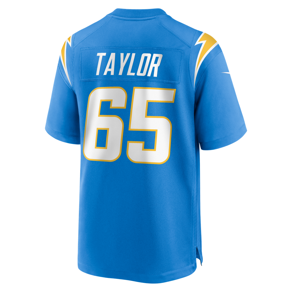 Men's Los Angeles Chargers Logan Taylor Powder Blue Team Game Jersey