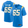 Men's Los Angeles Chargers Logan Taylor Powder Blue Team Game Jersey