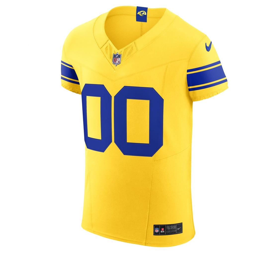 Men's Los Angeles Rams Classic Sol Vapor F.U.S.E. Elite Custom Jersey