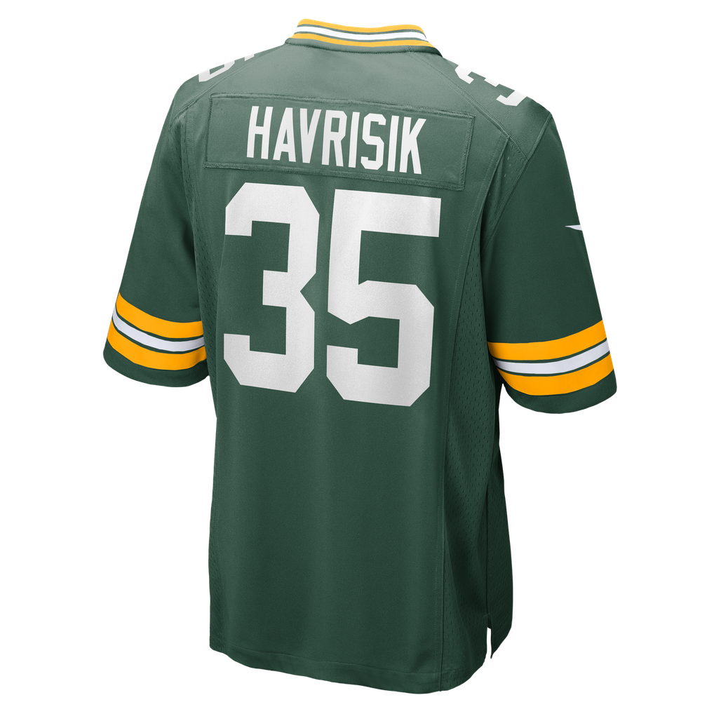 Men's Green Bay Packers Lucas Havrisik Green Team Game Jersey