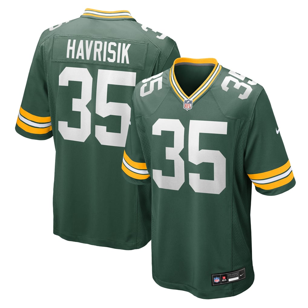 Men's Green Bay Packers Lucas Havrisik Green Team Game Jersey