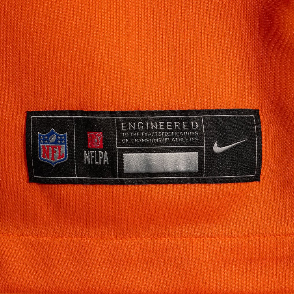 Men's Denver Broncos Lucas Krull Orange Team Game Jersey