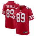 Men's San Francisco 49ers Luke Farrell Scarlet Team Game Jersey