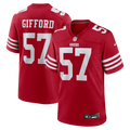 Men's San Francisco 49ers Luke Gifford Scarlet Team Game Jersey