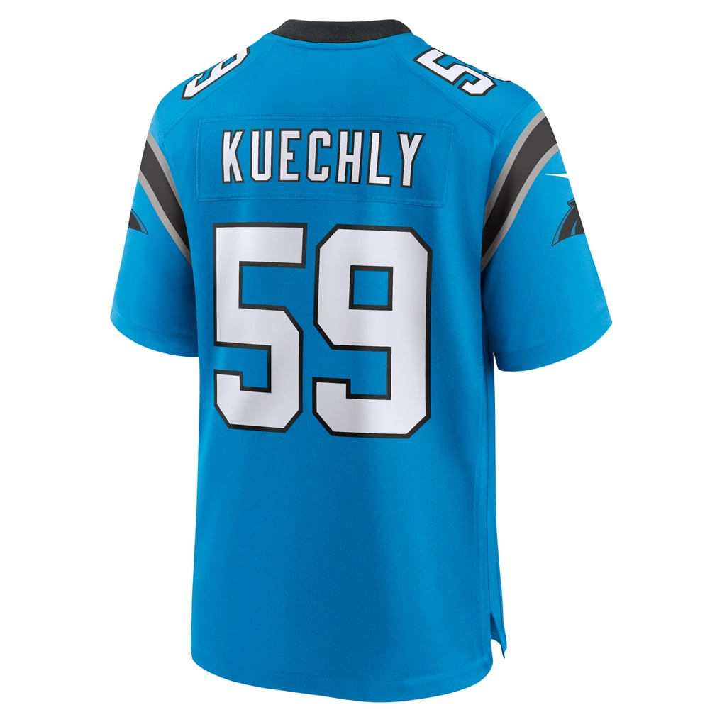 Men's Carolina Panthers Luke Kuechly Blue Retired Player Alternate Game Jersey