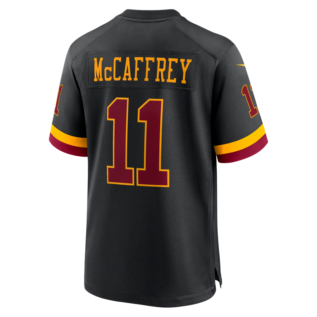 Men's Washington Commanders Luke McCaffrey Black Hail Raiser Alternate Game Jersey