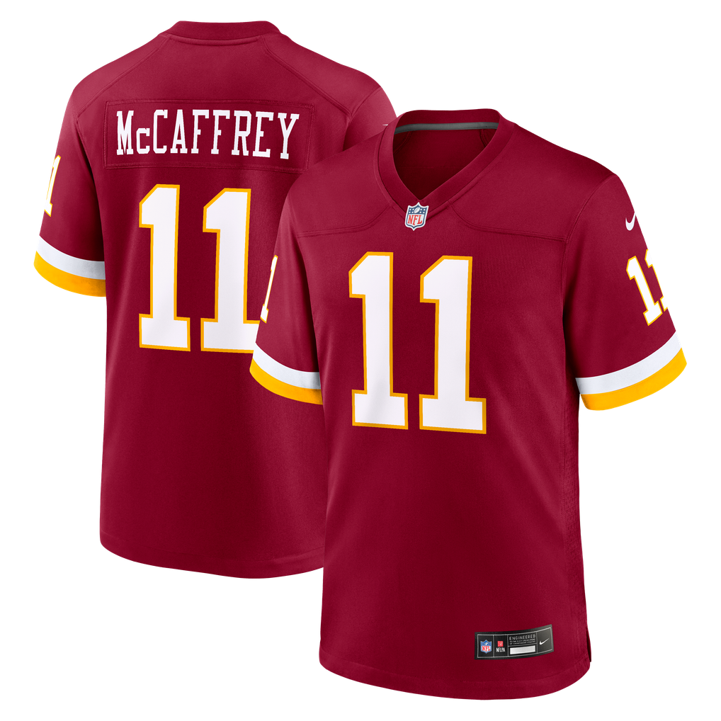 Men's Washington Commanders Luke McCaffrey Burgundy Game Jersey