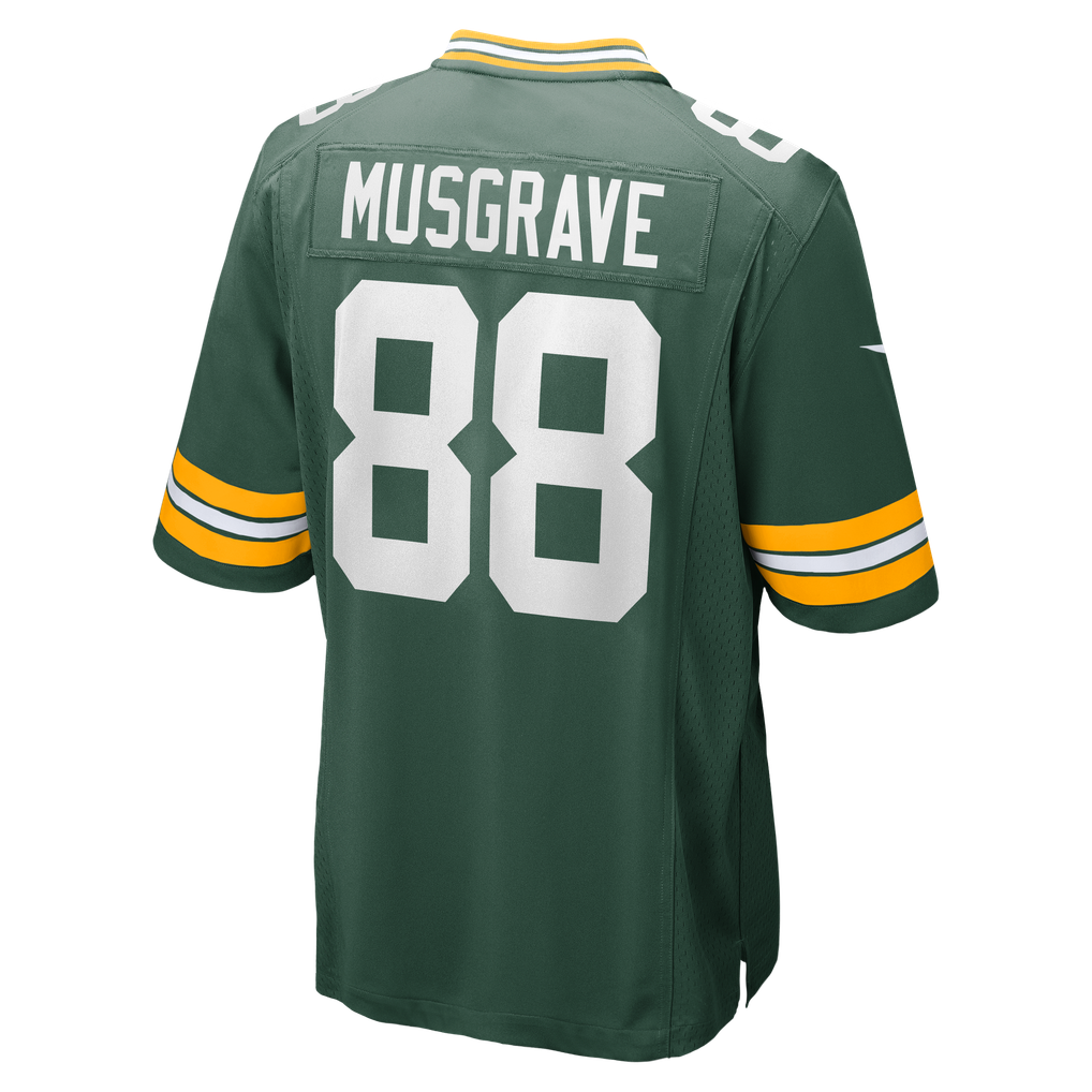 Men's Green Bay Packers Luke Musgrave Green Game Jersey