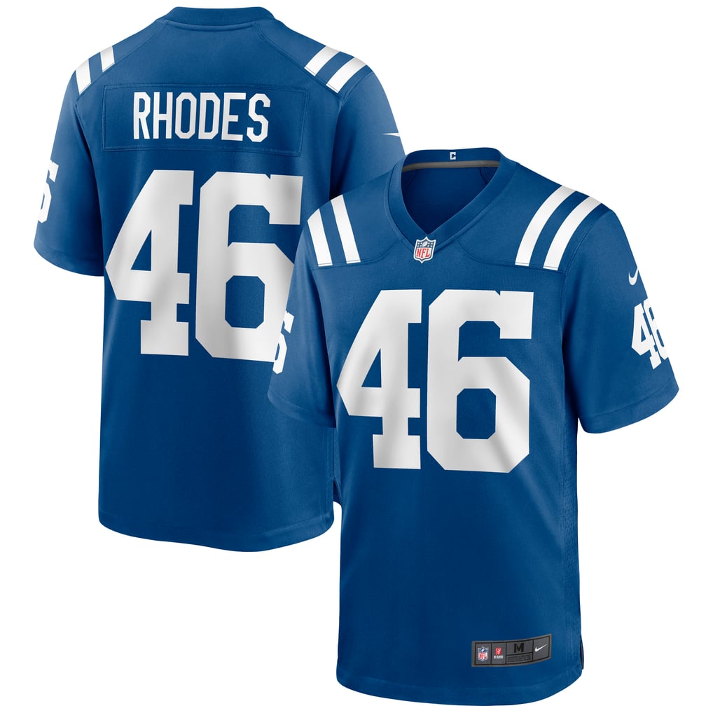 Men's Indianapolis Colts Luke Rhodes Royal Game Jersey
