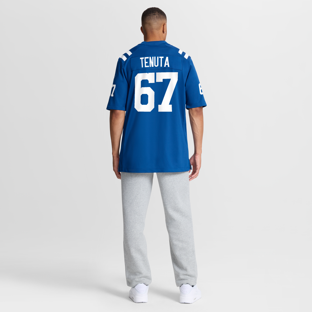 Men's Indianapolis Colts Luke Tenuta Royal Team Game Jersey