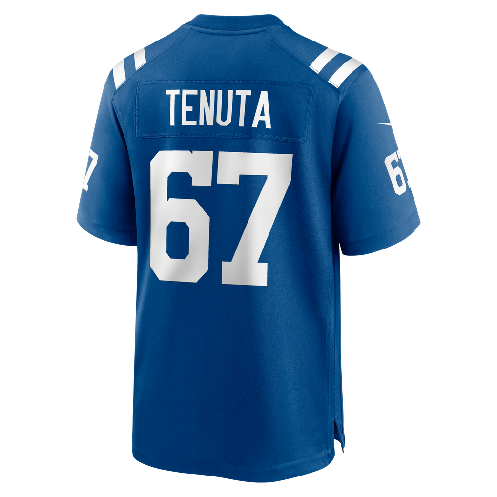 Men's Indianapolis Colts Luke Tenuta Royal Team Game Jersey