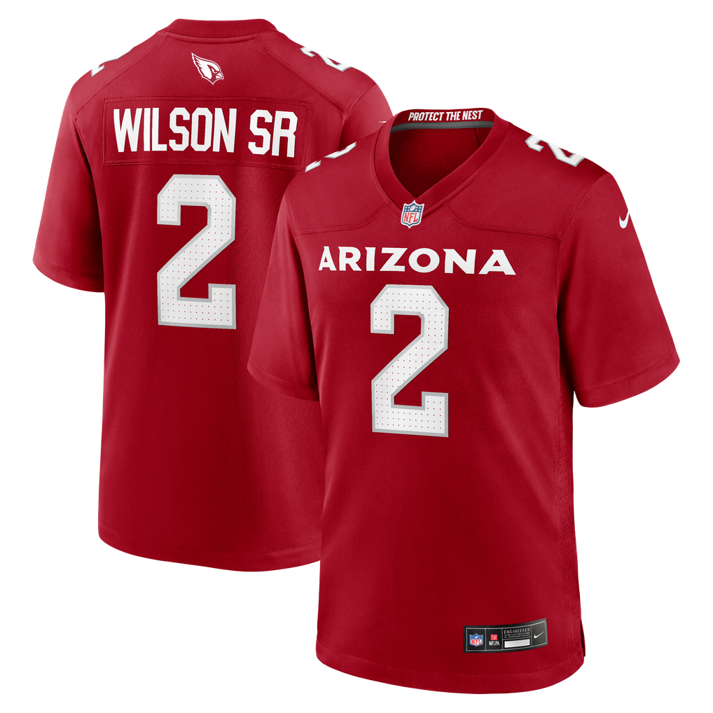 Men's Arizona Cardinals Mack Wilson Sr. Cardinal Team Game Jersey
