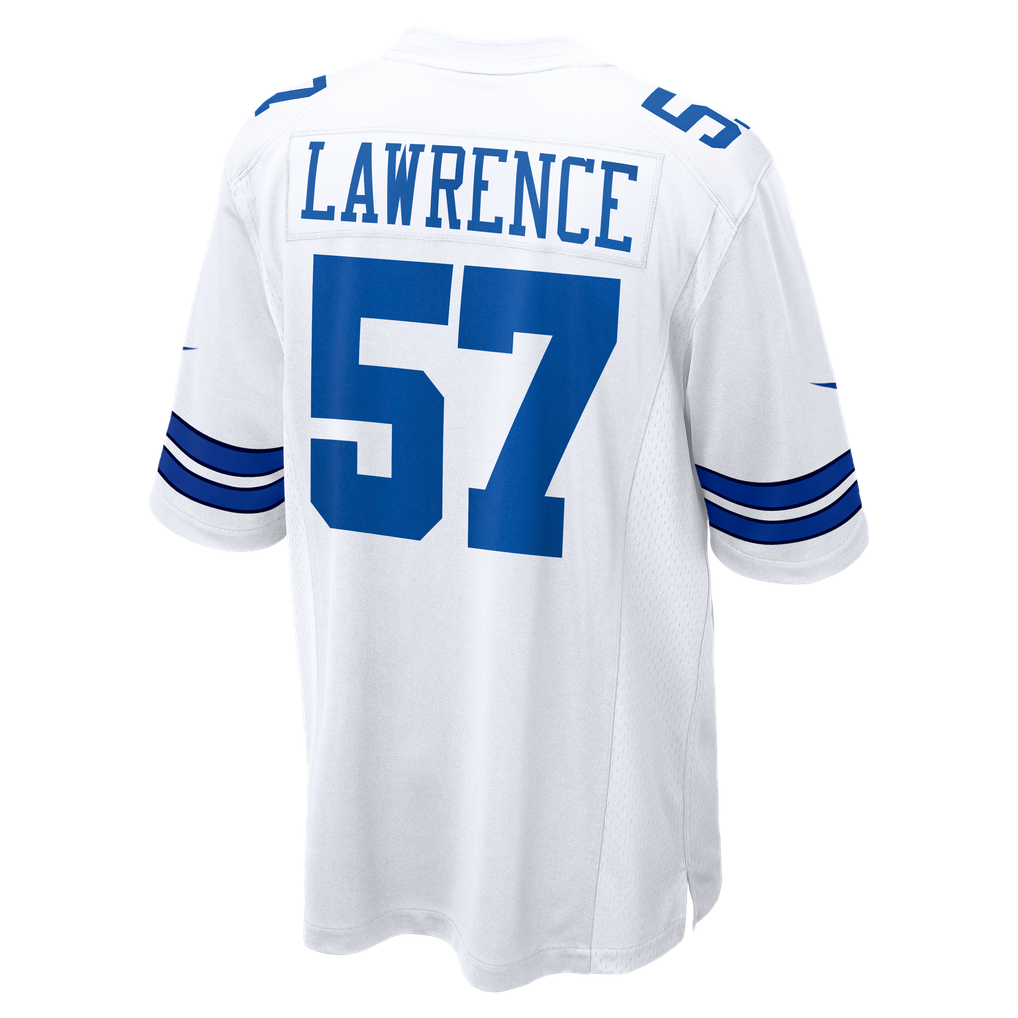 Men's Dallas Cowboys Malachi Lawrence White Game Jersey