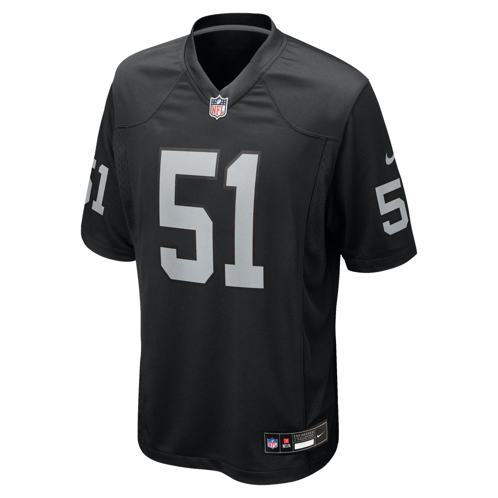 Men's Las Vegas Raiders Malcolm Koonce Black Game Jersey