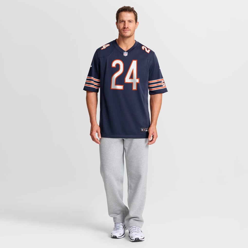 Men's Chicago Bears Malik Muhammad Navy Team Game Jersey