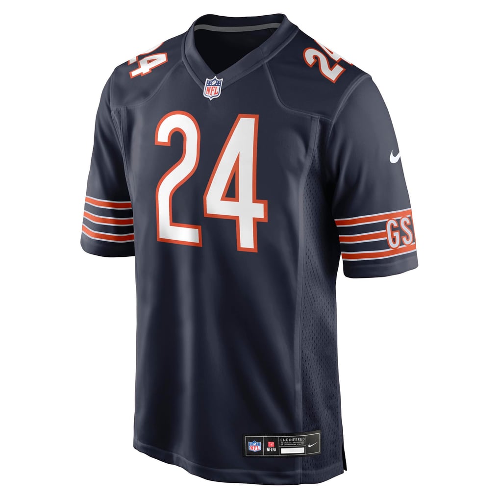 Men's Chicago Bears Malik Muhammad Navy Team Game Jersey
