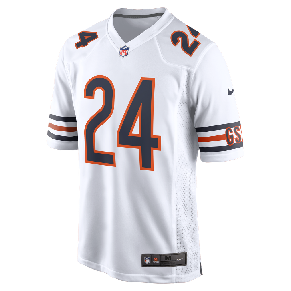 Men's Chicago Bears Malik Muhammad White Game Jersey
