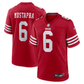 Men's San Francisco 49ers Malik Mustapha Scarlet Game Jersey