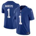 Men's New York Giants Malik Nabers Royal Vapor F.U.S.E. Limited Jersey